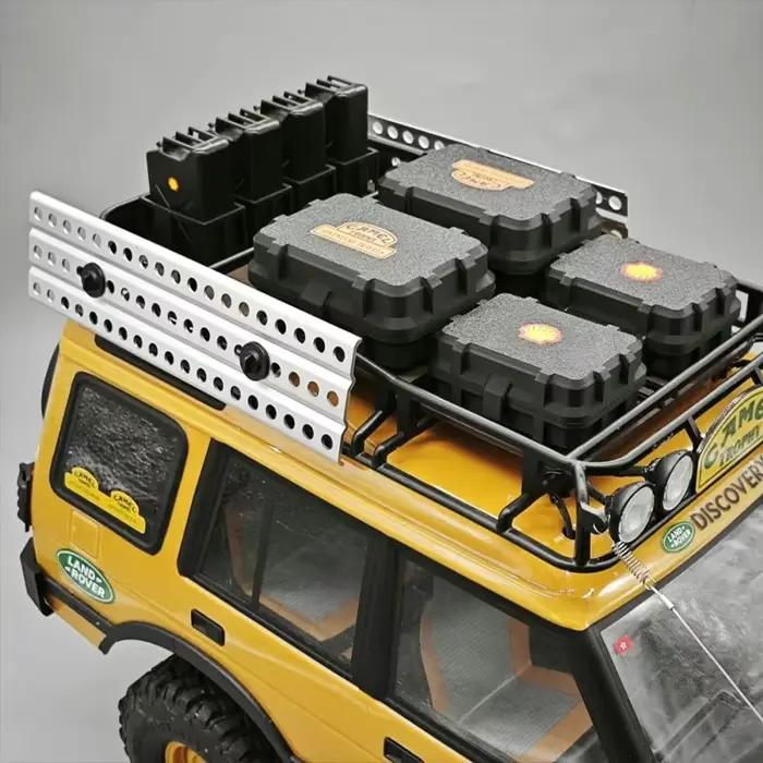 FMS 1/10 FCX10 “Camel Trophy” Modèle de véhicule tout-terrain RC RTR de type Defender/Discovery/Land Rover pour