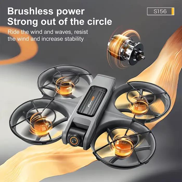 Drone S156 GPS 8K Professionnel HD 360 2026 ° Quadricoptère pliable avec double caméra
