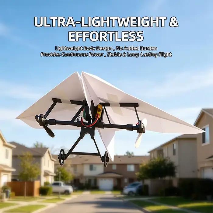 Kit d'avion en papier RC à construire soi-même avec stabilisateur gyroscopique