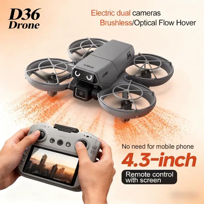 Mini drone aérien D36 avec contrôle d'écran