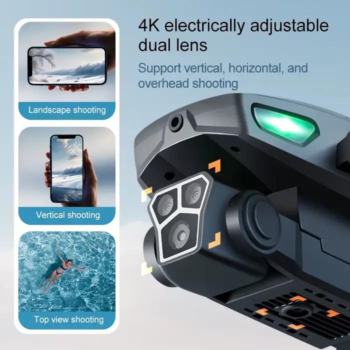 Drone Xiaomi M5S 8K Professionnel avec Double Caméra HD, Wi-Fi, et Évitement Omnidirectionnel pour Photographie Aérienne et Vidéos Haute Qualité Occasions Spéciales