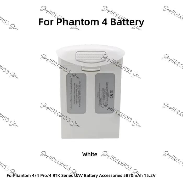 Batterie de Drone pour Phantom 4 Pro/4 pour Phantom 4 Advanced 15.2V 5870mAh batterie de vol de rechange intelligente haute énergie LiPo 4S