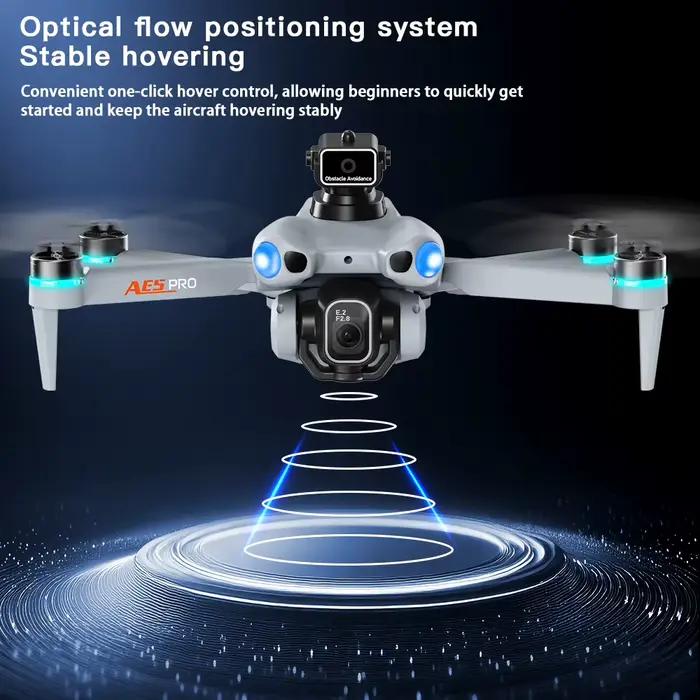 Drone Lenovo AE5 4K et 8K Double Caméra Rotation 360° Drone Pliable Avec Moteur Sans Balais, WIFI 5G, FPV, Télécommande et Écran Pour Capturer Des Moments Uniques