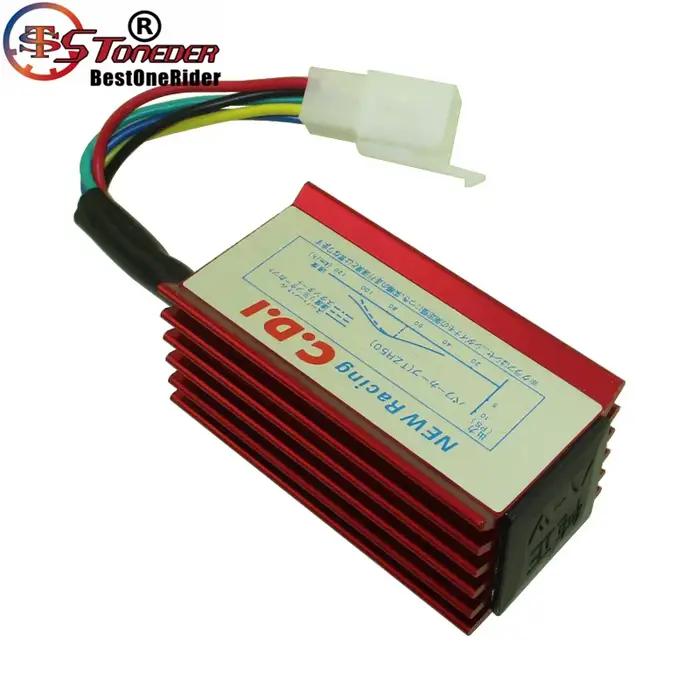 STONEDER-Boîte rouge à 5 broches de course AC VILLE CDI, pour CRF50 TTR Poly SSR YCF 50cc 90cc 110cc 125cc agglomcc 150cc 160cc Pit D343 Bike