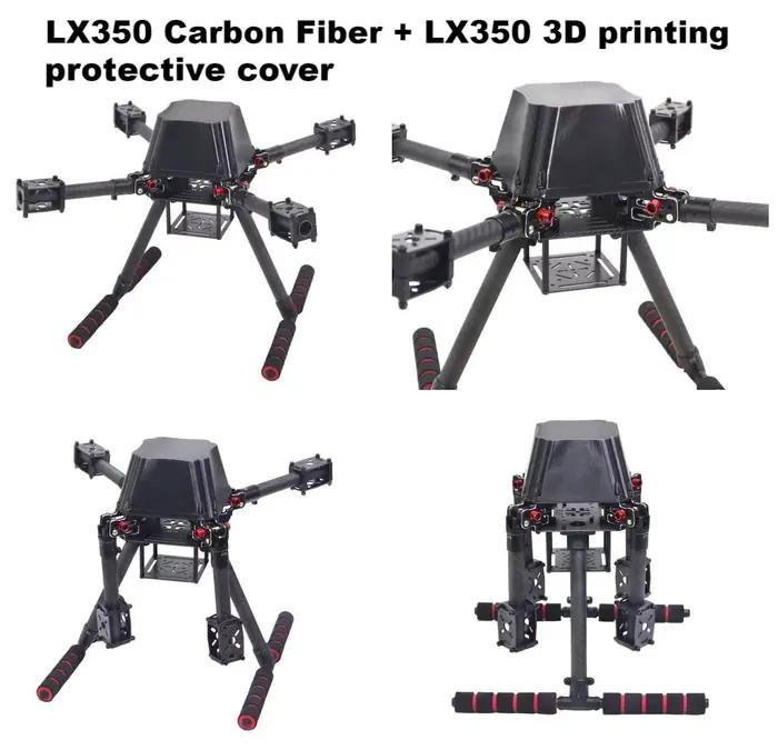Châssis de drone avec couvercle de protection pour multicoptère RC 4 axes