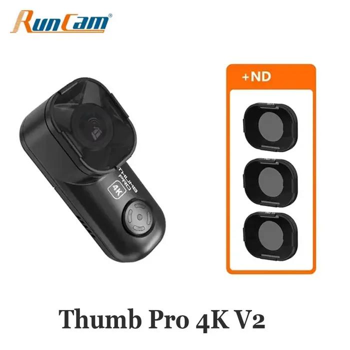 Thumb Pro 4K V2 nouvelle Version plus grande caméra FOV HD 16g filtre gyroscopique intégré