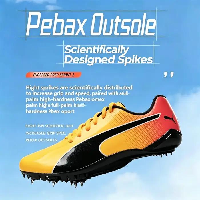 PUMA Track Sprint & Middle Distance Racing Spikes pour l'entraînement et la compétition 377001-01-03