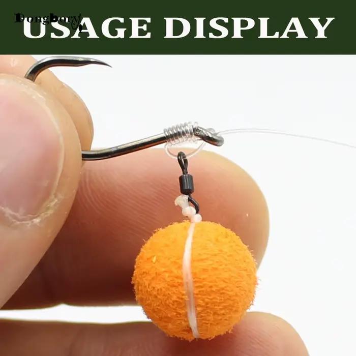 Accessoires de pêche à la carpe 50m, poignées de fil d'appât, support de bouillettes POP UP, Chod Hair Ronnie Rig, méthode d'alimentation, Terminal de matériel de pêche