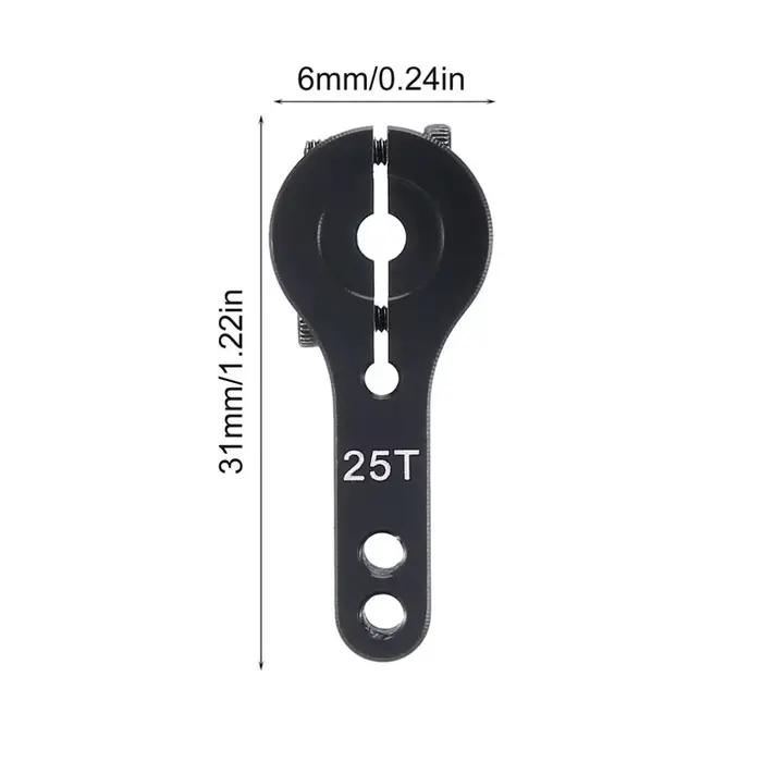 Bras de klaxon Servo RC en métal 25T M3