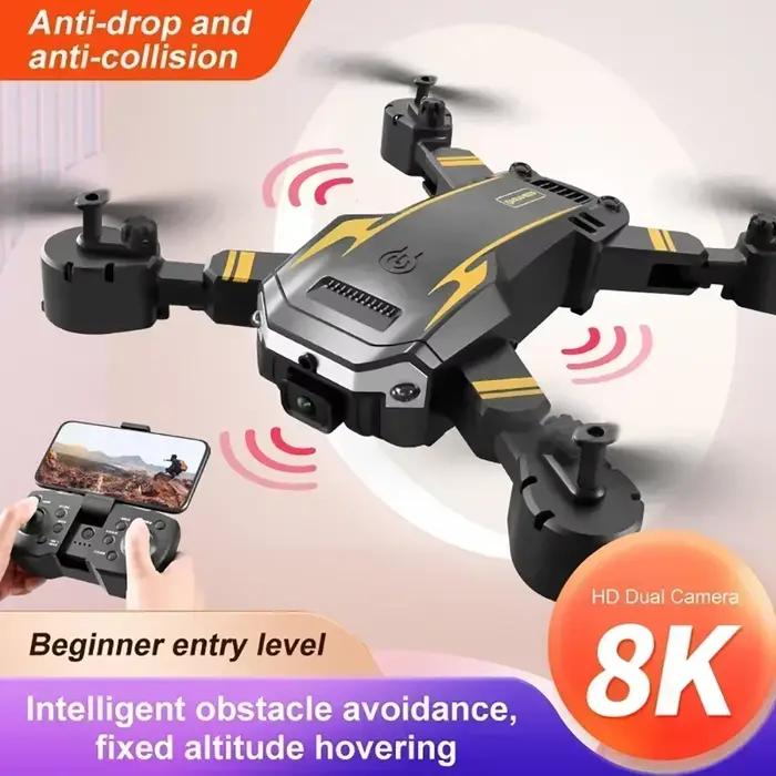 Drone G6 Pro 8K double caméra longue durée de vie de la batterie | GPS 5G pliable | 360 ° Évitement d'obstacles