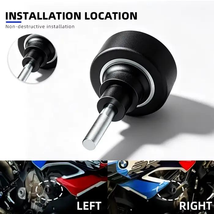 Protection anti-chute V2 GB Racing pour motos S1000RR 2015-2022 – Slider de cadre et protection de carénage