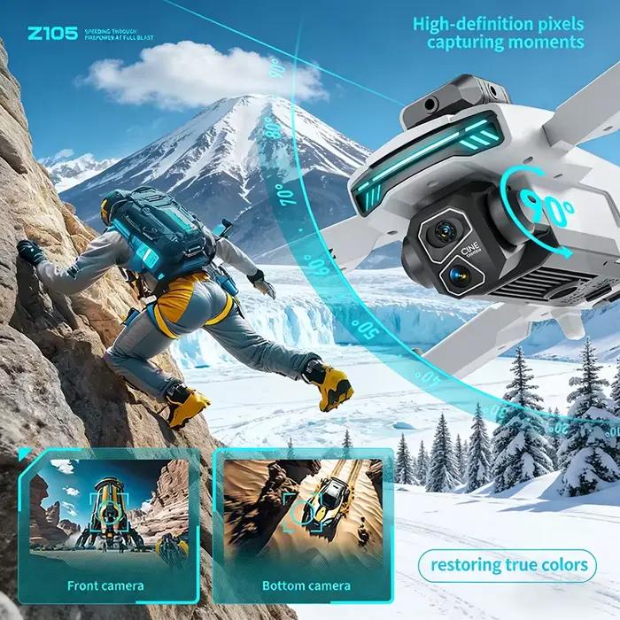 Nouveau drone Z105 4K professionnel HD avec double caméra