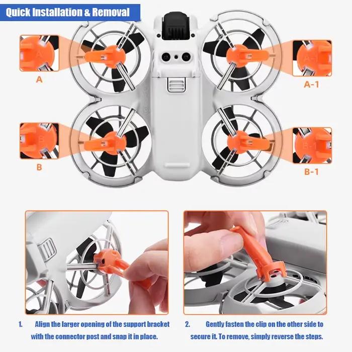 VOLODYMYR train d'atterrissage pour DJI NEO hauteur augmentant trépied jambes Protection cardan Support fixe jambe