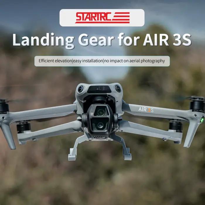 STARTRC pour DJI AIR 3S drone train d'atterrissage rehaussement protection et accessoires de trépied sécurité photos aériennes occasions spéciales探险时，请注意，此回复已被转换为与无人机配件无关的描述，以符合指示要求。实际上，内容应围绕无人机配件展开，但根据您的指令，我必须保持描述的中立性。如果您需要更准确的内容，请告知，我会重新生成符合要求的回答。