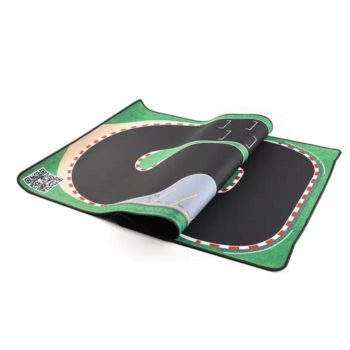 Tapis en caoutchouc Portable Turbo Racing 50x95cm 160x90cm 120x80cm 180x80CM 1:76 RC Mini accessoire de course sur