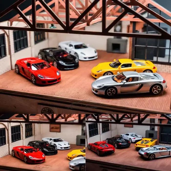Cars' Lounge CL 1:64 Carrera GT MGT Modèle de voiture en résine Modèle de collection en stock