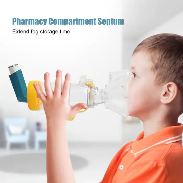 Nébuliseur tasse inhalateur bouteille asthme inhaler chambre automiseur entretoise brume stockage compresseur réservoir atomiseur masque enfants adultes