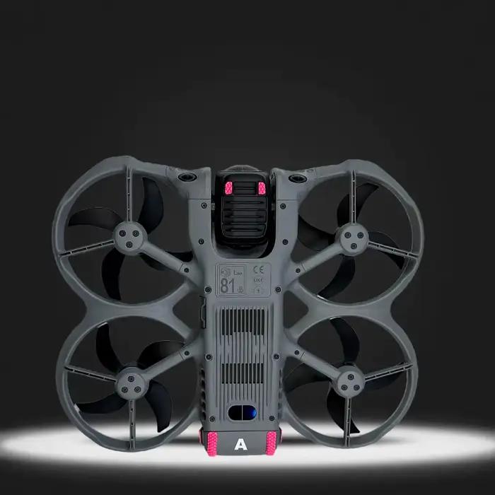 1 ensemble d'autocollants d'étiquetage de batterie / autocollants de carrosserie pour accessoires de drone DJI AVATA 360