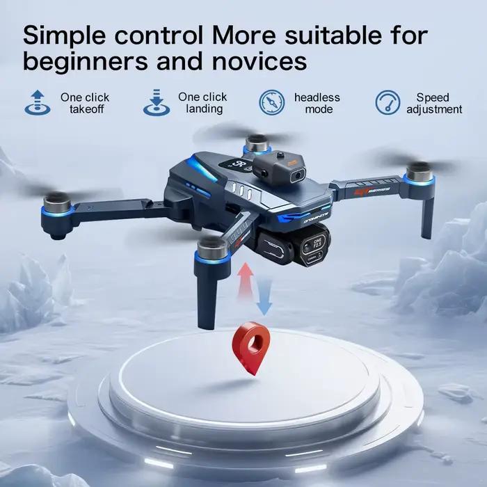 Nouveau mini drone GT8 WIFI FPV professionnel avec caméras 8K