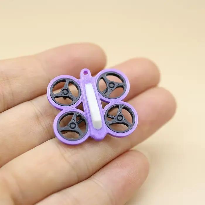 Miniature de drone UAV 1/12 pour maison de poupée, modèle d'avion factice avec télécommande pour les amateurs, accessoires pour la mise en scène de diorama