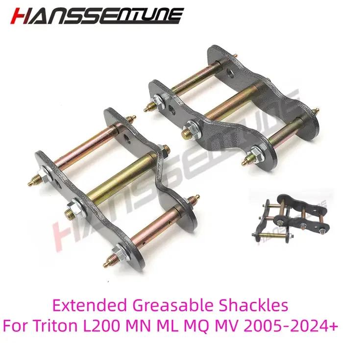 Kits de suspension arrière HANSSENTUNE 4x4 avec bras articulés graissables, kits de rehausse de suspension de 2 pouces pour Triton L200 MN ML MQ MV 2005-2024++