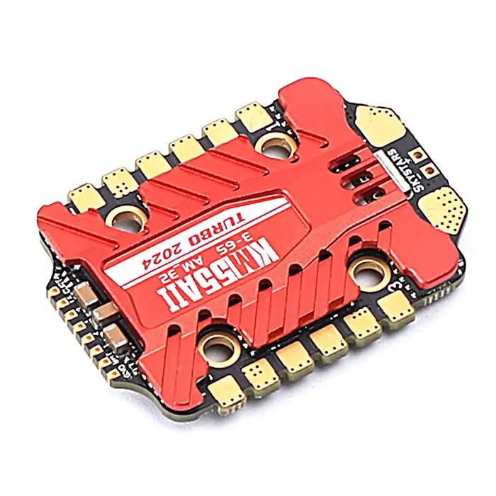 Skystars KM55A V2 4IN1 32BIT ESC 3-6S Lipo AM32 DShot600 20*20mm Trous de fixation M3 pour drone de course FPV multirotor RC