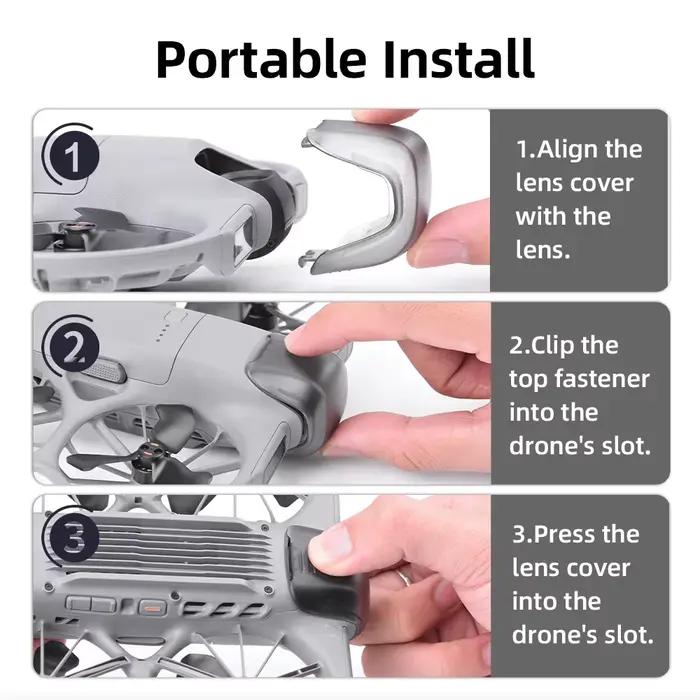 Capuchon d'objectif BRDRC pour drone DJI Neo 2