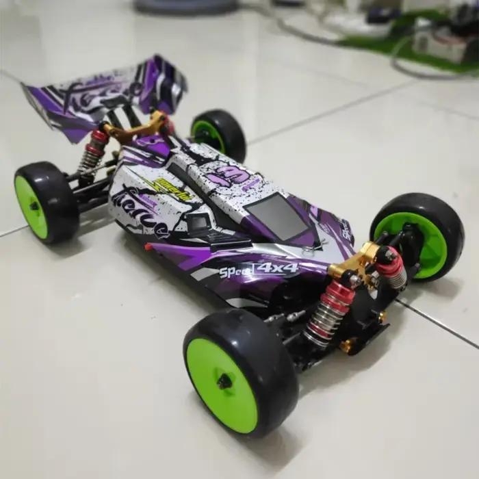 Pour HSP HPI 1/10 1:10 voiture de tourisme RC 9071-6018 pneus et jeux de roues de course lisses