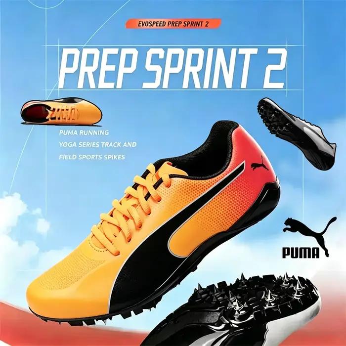 PUMA Track Sprint & Middle Distance Racing Spikes pour l'entraînement et la compétition 377001-01-03