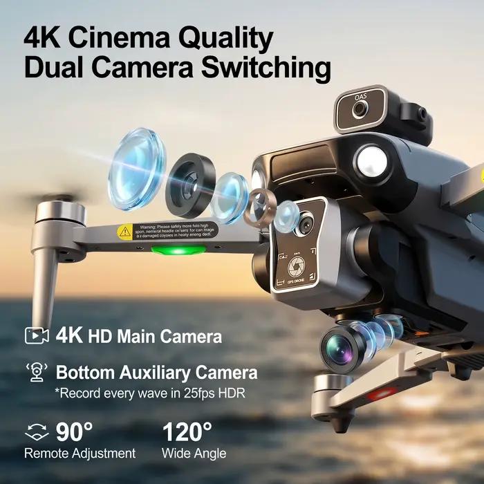 Nouveau Drone GPS K19 MAX 2026 avec Double Caméra 4K
