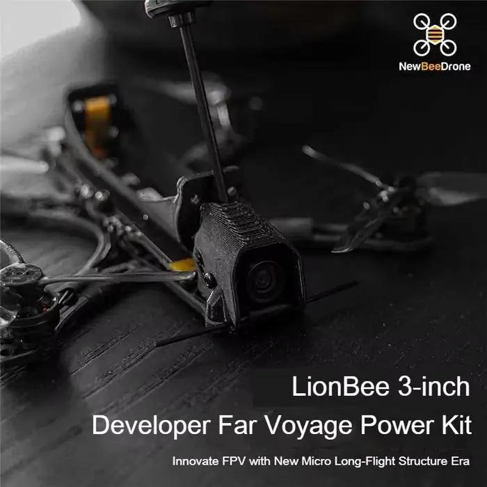 Nouveau Drone FPV RC LionBee 3 pouces AT32F435 avec Kit Vidéo Analogique Longue Portée et Moteur 1202 11420KV pour Quadricoptère RC