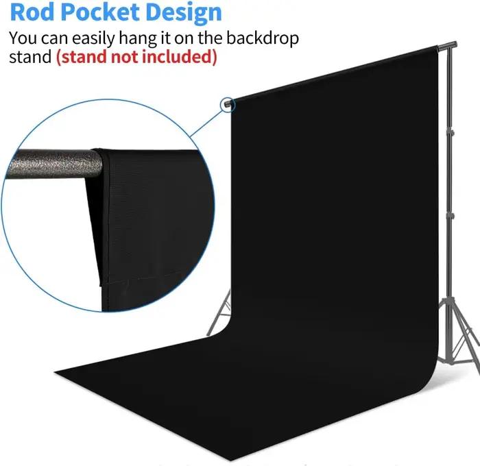 Fond noir pour la photographie