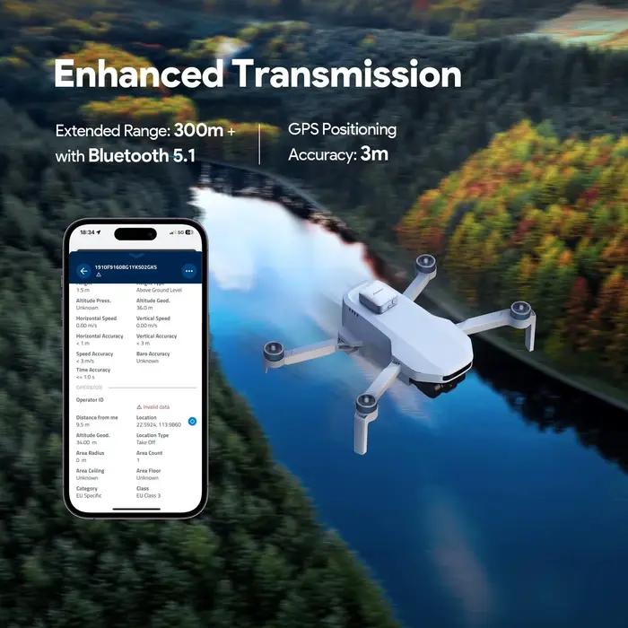 Module de diffusion d'identification à distance compatible avec divers drones pour vols sans souci des règles FAA occasions spéciales