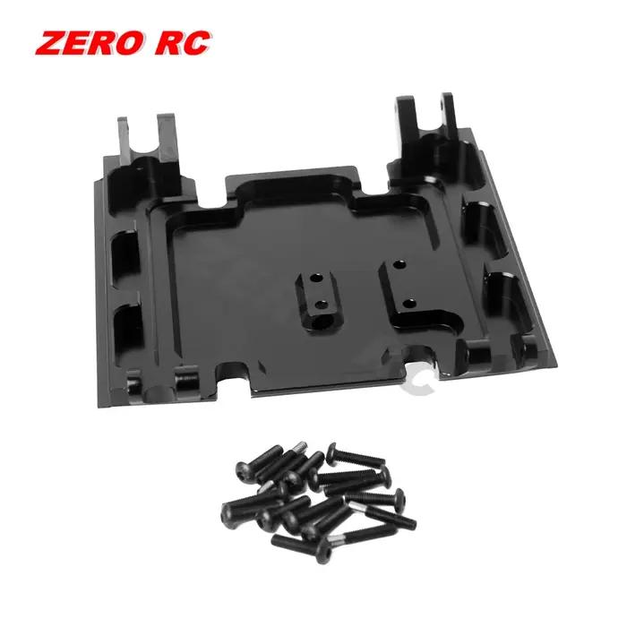 RC-Châssis central en alliage d'aluminium pour camion, enroulement axial, avec 8 bras de tige SUSPEN316LINKAGE, noir, 1/10, 90045, 90018