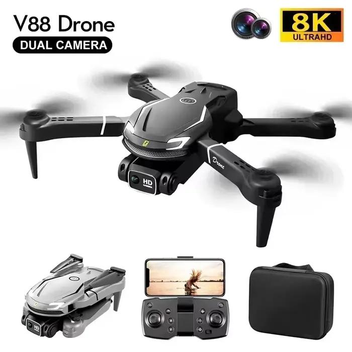 Drone Lenovo V88 8K 5G Professionnel pour Photographie Aérienne HD Double Caméra Quadricoptère Pliable Occasions Spéciales