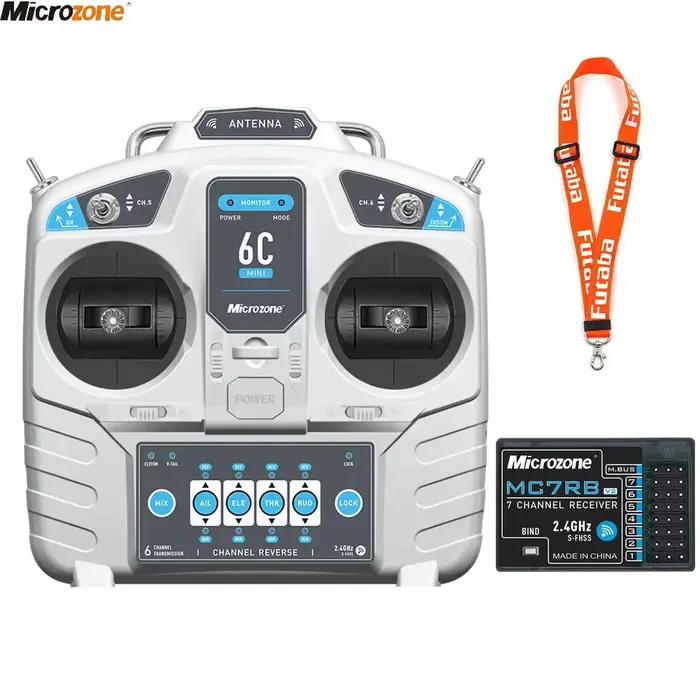 MicroZone-Contrôleur émetteur MC6C Mini V2 2.4G 6CH avec récepteur