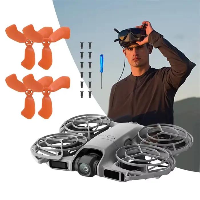 Hélices de remplacement pour DJI Neo 2, aérodynamiques, silencieuses, légères, conception à dégagement rapide, pièces de rechange pour drone, occasion spéciale