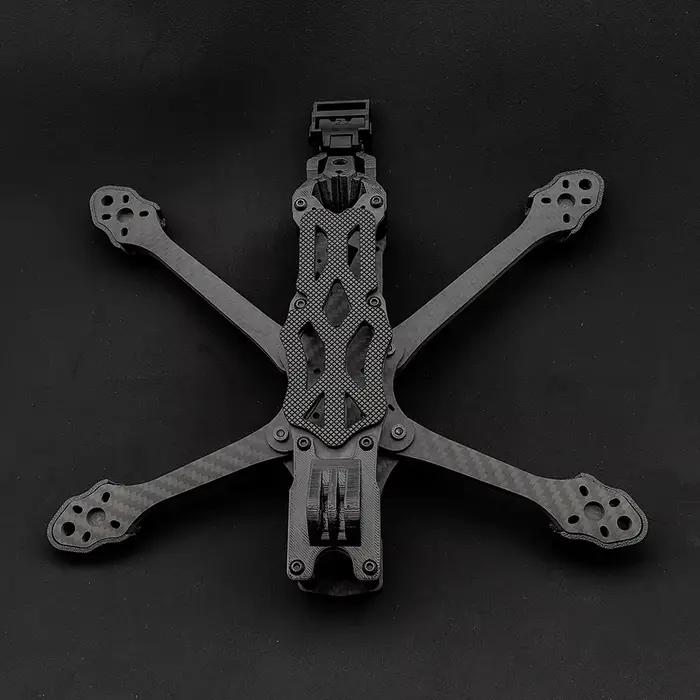 Cadre Apex O4 Pro en fibre de carbone 3K pour DJI O4 Pro/O3 Air Unit Quadrirotor Course Drone Compatible Caddx Vista Polar Nebula Pro RunCam Link Occasions Spéciales Vols Performants
