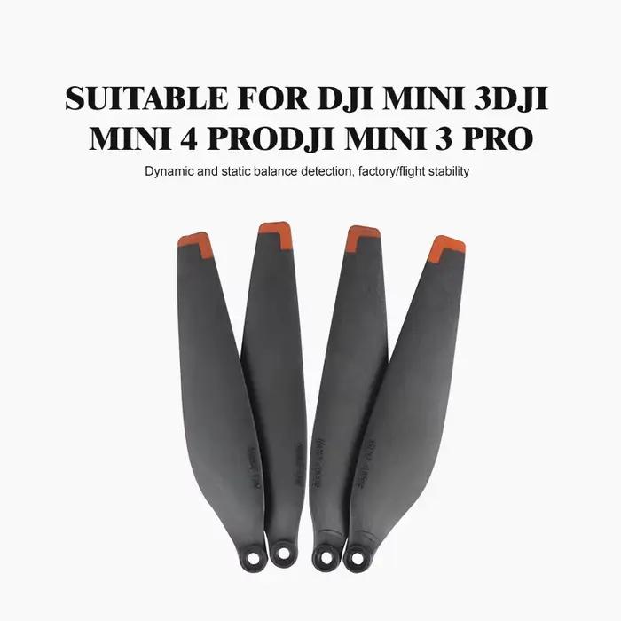 Hélices pliantes en carbone pour DJI Mini 3 Mini 3 Pro Mini 4 Pro avec précision de vol et durabilité argent brun or orange occasions spéciales