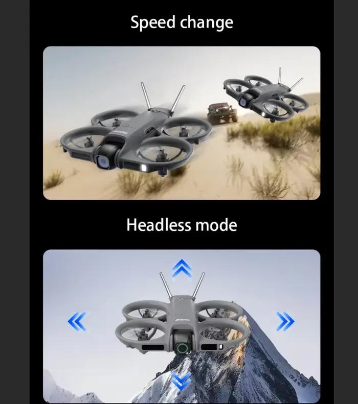 Drone intelligent avec évitement d'obstacles, caméra 8K, télécommande grand écran, prêt à l'emploi pour voler en extérieur et capturer des moments spéciaux