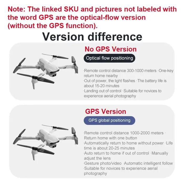 Drone 4DRC F10 RC GPS 6K HD
