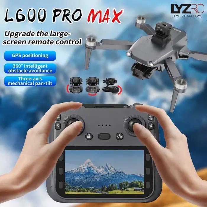 Drone GPS L600 PRO MAX Professionnel avec Double Caméra 4K HD
