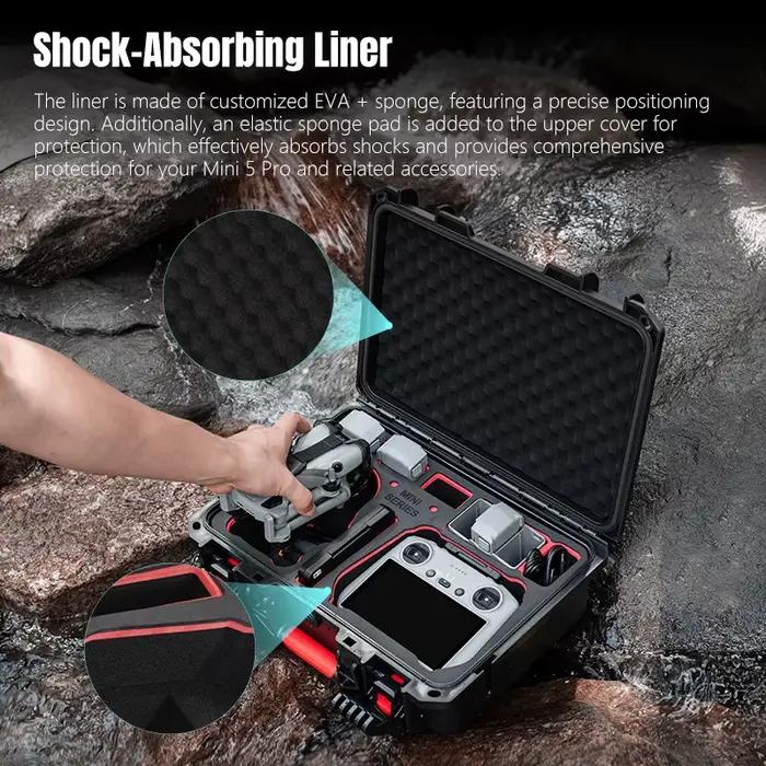 STARTRC Drone boîte de rangement pour DJI MINI 5 PRO sac à main Portable mallette de transport