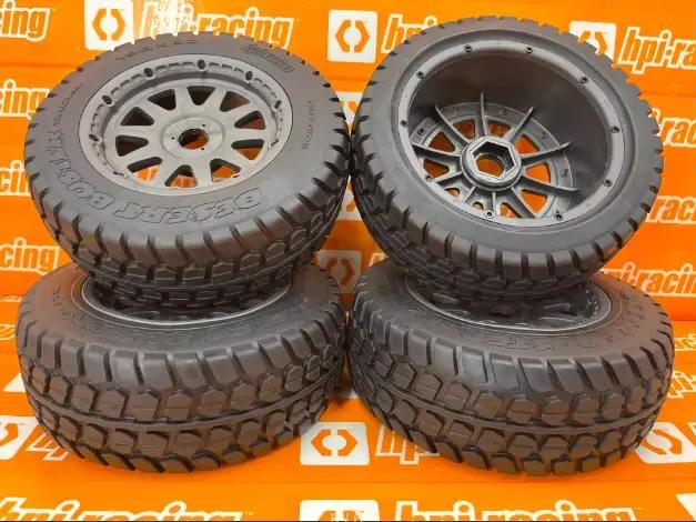 Jeu de pneus d'origine HPI RACING/KM HPI 1/5