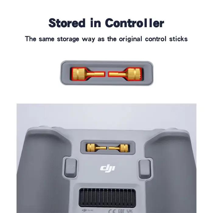 Joysticks en alliage d'aluminium ZNTCH pour DJI Air 3 RC 2/RC et Mini 3 Pro - Accessoires de télécommande pour drones DJI occasions spéciales