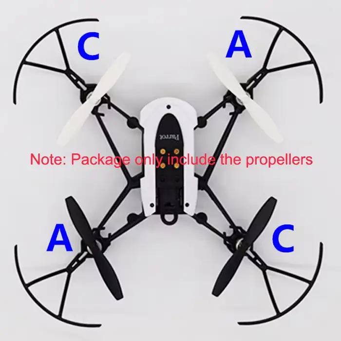 4 pièces pour Parrot Minidrones 3 génération Mambo Swing hélice pales accessoires palette RC FPV course Drone