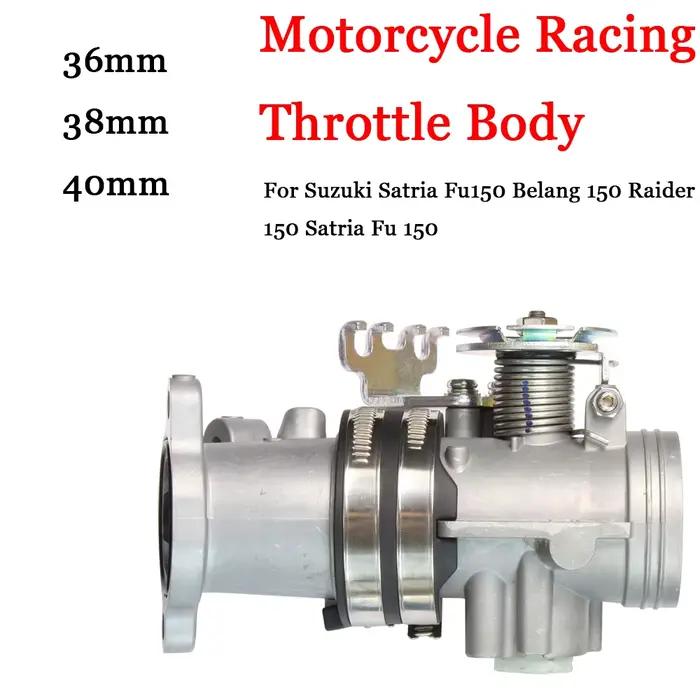 Boîtier de papillon de course pour moto 36mm 38mm 40mm Satria Fu150 Belang 150 Raider 150 Satria Fu 150