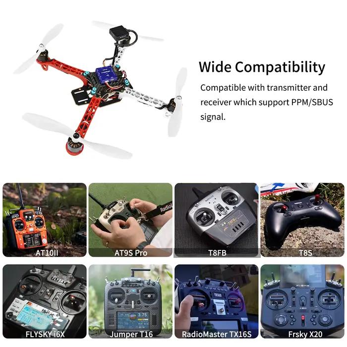 Drone Quadrirotor F330 PNP RTF(T8FB + Crossflight David + TS100GPS) pour la Conception Électronique