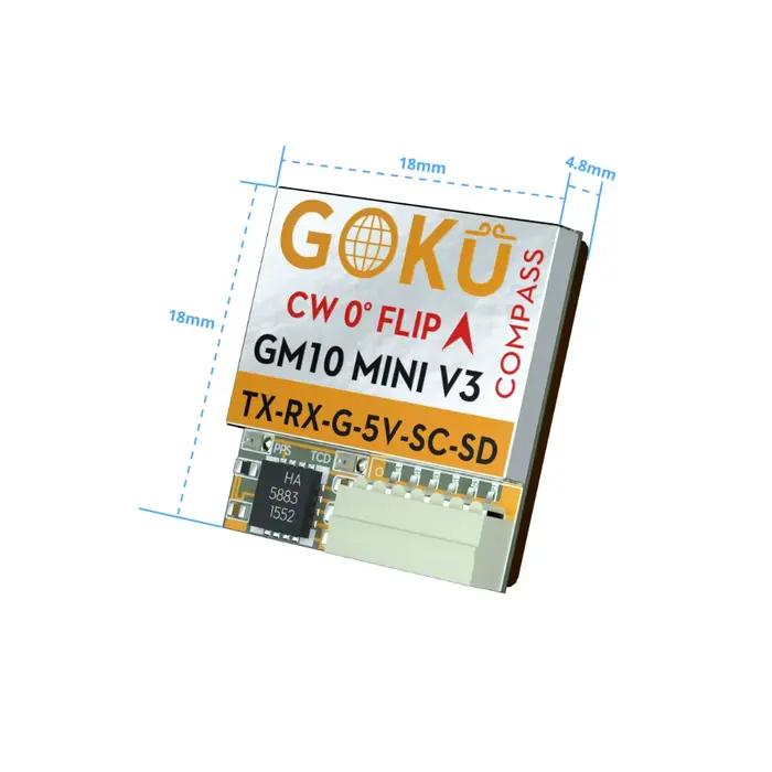 Flywoo GOKU GM10 Mini V3 GPS avec boussole pour drone FPV, pièces de bricolage