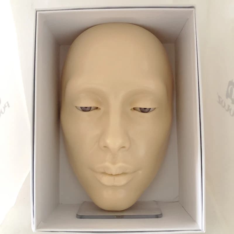 Modèle d'entraînement complet pour le maquillage, mannequin en silicone 5D avec peau bionique, yeux,